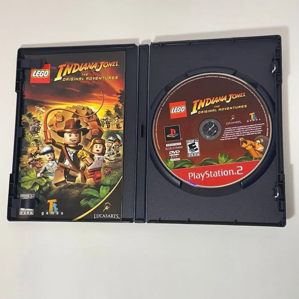 Playstation 2 LEGO Indiana Jones the Original Adventure Complete With Manual 200